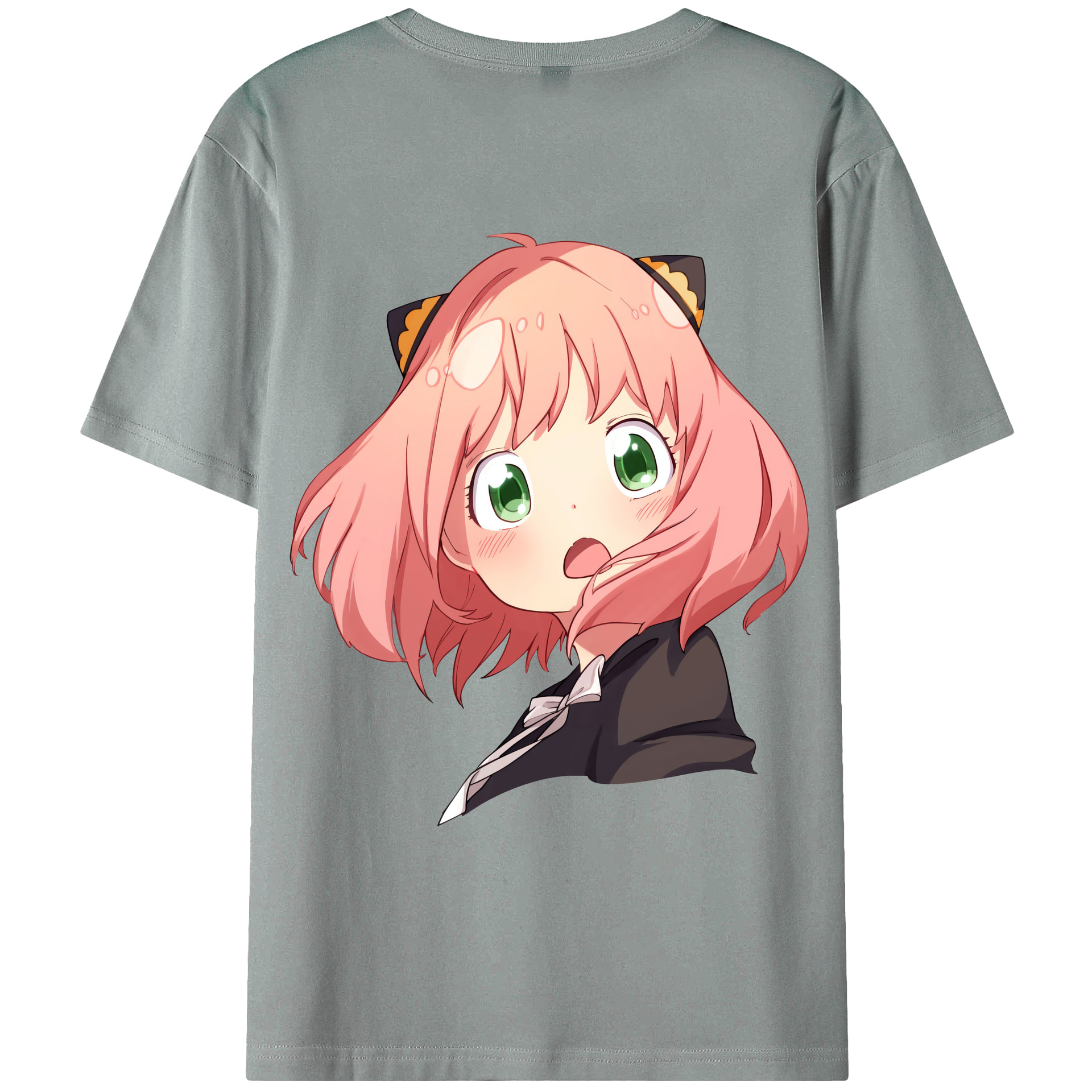 （画像用） SPY×FAMILY间谍家家酒 綿100％ メンズ半袖Tシャツ（バックプリント） 通気性